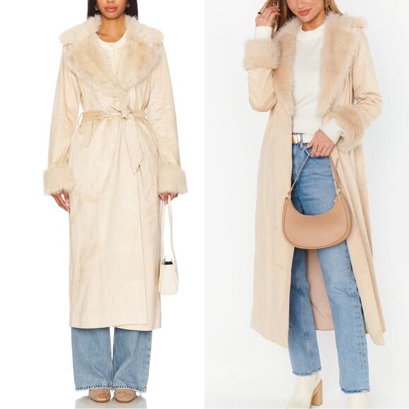 NWT NEW Show Me Your Mumu Penny Lane Long Coat - Picture 1 of 11